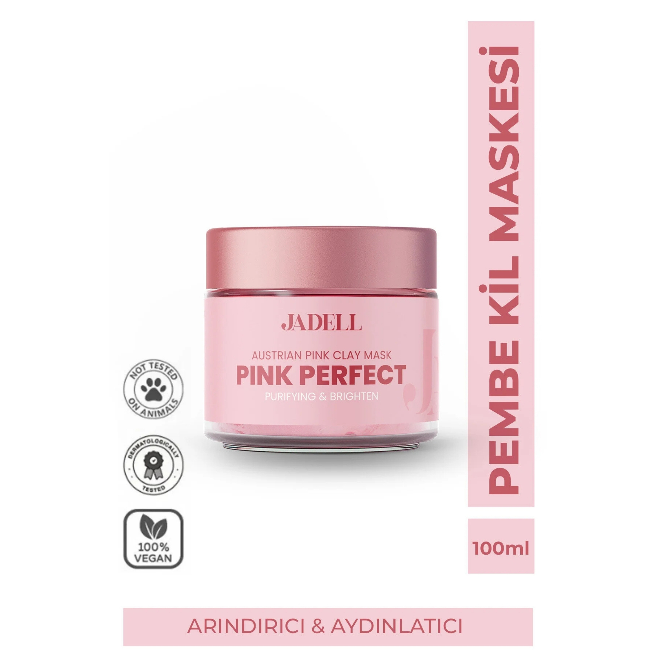 Jadell Pembe Kil Maskesi